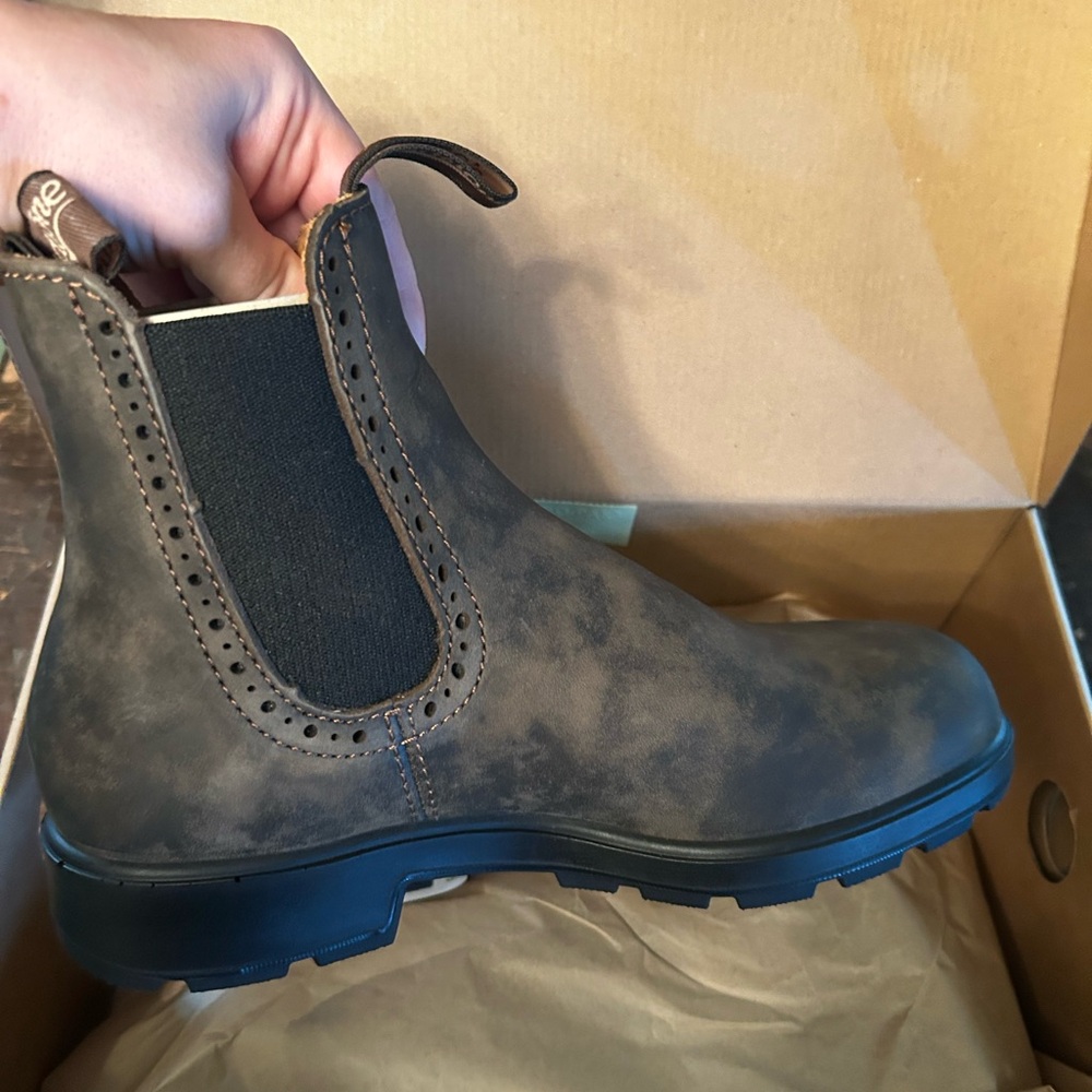 Blundstone Dark Brown Leather Boots